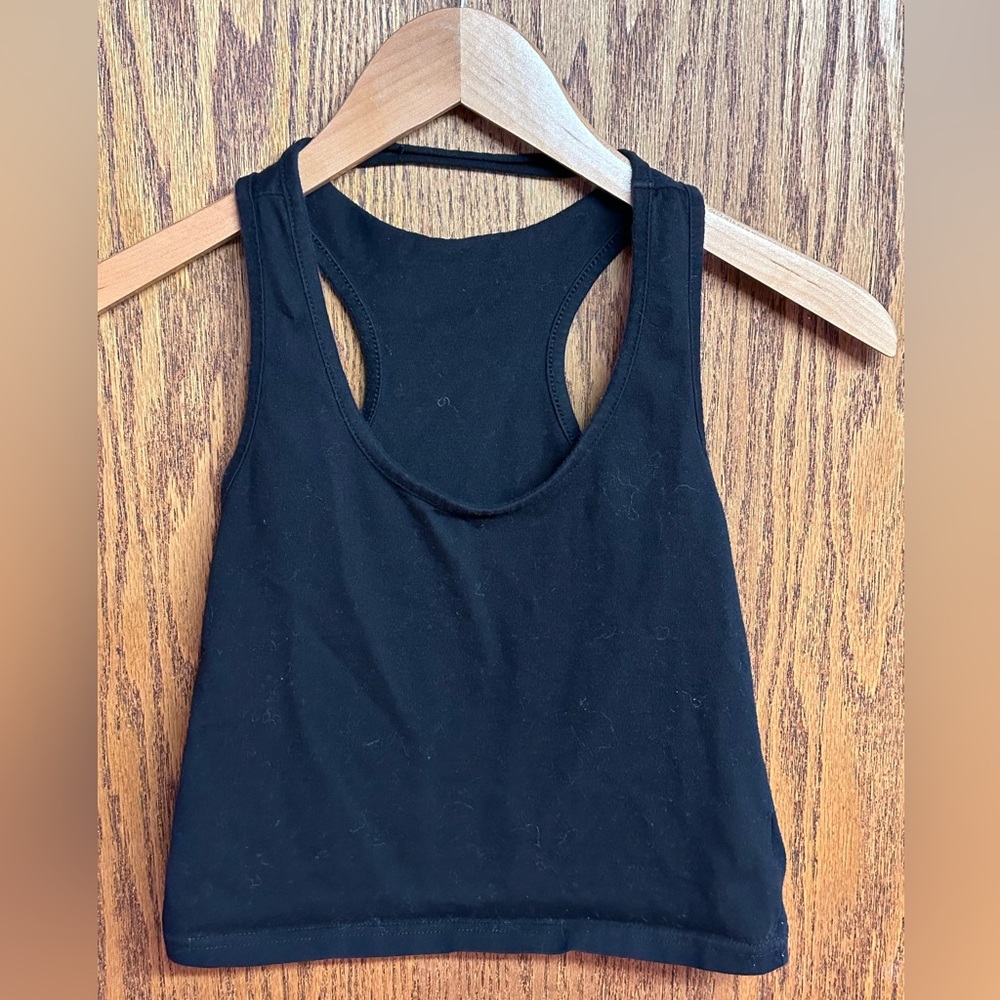 Cropped Racerback Tank